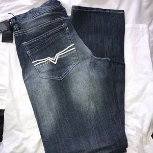 Buffalo David Bitton DarkBlue Mens Straight Jeans